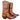 ACME Vintage Buffalo Embossed Brown Cowboy Boots - Botablu