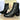 A.S.98 Jase Black Leather Zippered Ankle Bootie Boots - Botablu