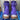 A.S.98 Naya Purple Leather Platform Wedge Buckle Ankle Bootie Sandals - Botablu