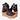 A.S.98 Naya Wedge Platform Black Leather Sandals - Botablu