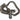 Boot Chain Strap Jewelry Accessories Silver Dangling Rose - Botablu