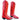 DAN POST Vintage Red Snakeskin Python Tall Knee High Cowgirl Cowboy Western Boots - Botablu