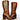 Frye Retro Swirl Stitching Tall Chunky High Heel Brown Leather Zippered Y2K Boots - Botablu