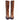 FRYE Campus Lace Up Tall Knee High Zippered Brown Leather Boots - Botablu