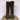 FRYE Vintage Campus Lace Up Tall Knee High Zipper Brown Square Toe Chunky Lug Combat Boots - Botablu