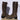 FRYE Vintage Campus Lace Up Tall Knee High Zipper Brown Square Toe Chunky Lug Combat Boots - Botablu