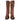 FRYE Vintage Campus Lace Up Tall Knee High Zippered Brown Leather Boots - Botablu