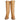 FRYE Vintage Campus Sabrina Braided Tall Knee High Tan Leather Boots - Botablu