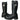 HARLEY-DAVIDSON Vintage Willie G Skull Tall Black Leather Biker Motorcycle Boots - Botablu