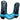 JUSTIN BOOTS Vintage Turquoise Blue Lizard Black Cowboy Boots - Botablu