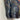 LARRY MAHAN Rare Vintage Aztec Beaded Fringe Black Leather Cowboy Western Boots - Botablu
