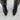 LARRY MAHAN Rare Vintage Aztec Beaded Fringe Black Leather Cowboy Western Boots - Botablu