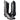 LARRY MAHAN Vintage Lizard Black Cowboy Boots - Botablu