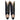 LARRY MAHAN Vintage Pink Lizard Exotic Black Leather Tall Knee High Cowgirl Cowboy Western Boots - Botablu