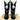 LARRY MAHAN Vintage Rodeo Cactus Black Rockabilly Cowgirl Cowboy Western Boots - Botablu