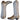 LARRY MAHAN Vintage Snakeskin Gray Leather Tall Knee High Cowboy Western Boots - Botablu