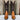 RALPH LAUREN X LUCCHESE Vintage Brown Leather Cowgirl Cowboy Western Boots - Botablu