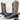 RESISTOL RANCH LUCCHESE Ostrich Square Toe Black Metallic Cowgirl Cowboy Western Boots - Botablu