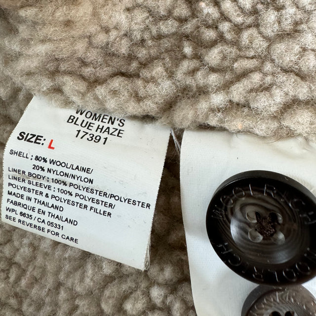 WOOLRICH Vintage Wool Checkered Fleece Lined Button Down Winter Shirt Jacket Shacket - Botablu