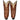 LARRY MAHAN Vintage USA Star Tall Brown Leather Cowgirl Western Boots - Botablu