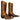 Handmade Hand Tooled Brown Leather Cowboy Western Boots