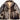 REGINA GLENARA GLENOIT Vintage Brown Black Faux Mink Fur Cape Coat