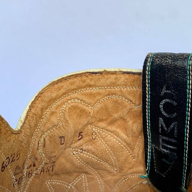 ACME Vintage 1950’s Blue Black Cowboy Western Boots - Botablu