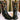 ACME Vintage Rare Bull Inlay Short Black Cowgirl Cowboy Western Boots - Botablu