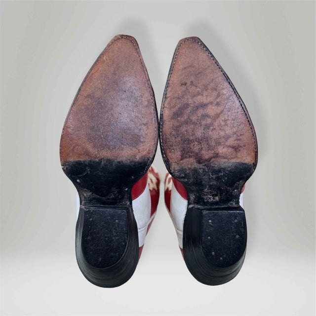 AUSTIN HALL BOOT CO. Vintage Handmade Cowboy Boots - Botablu