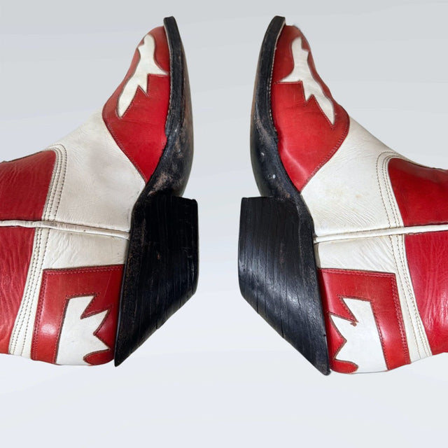 AUSTIN HALL BOOT CO. Vintage Handmade Cowboy Boots - Botablu