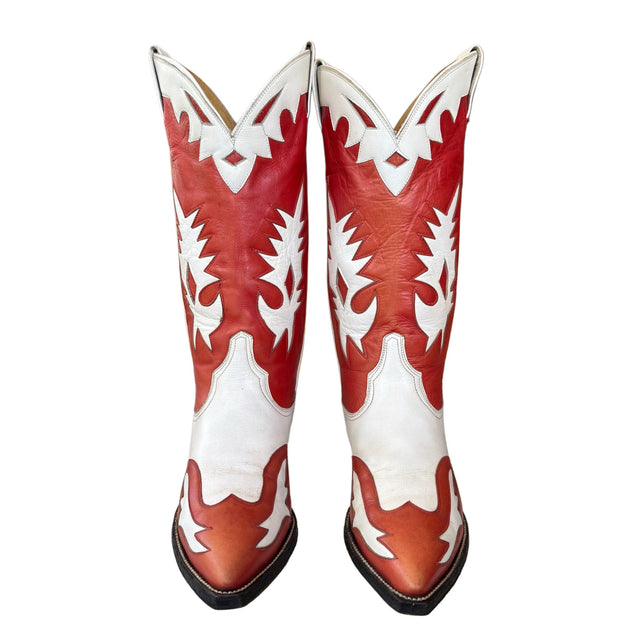 AUSTIN HALL BOOT CO. Vintage Handmade Cowboy Boots - Botablu