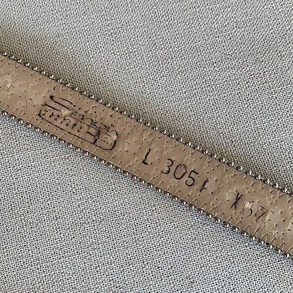 B.B. SIMON Hair On Cowhide Leopard Crystal Leather Cowgirl Western Belt - Botablu