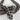 Boot Chain Strap Jewelry Accessories Silver Dangling Rose - Botablu