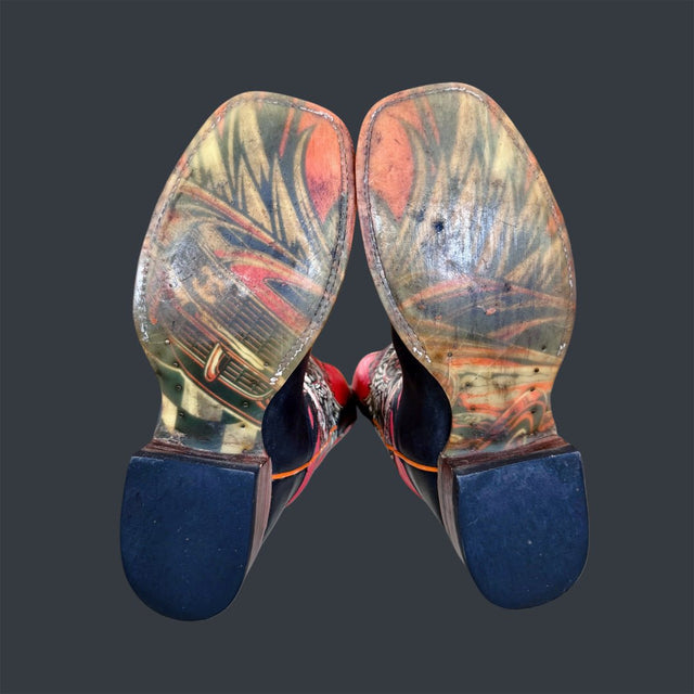 CINCH Edge “Race Ready” Square-Toe Cowboy Boots — Men’s 10 - Botablu