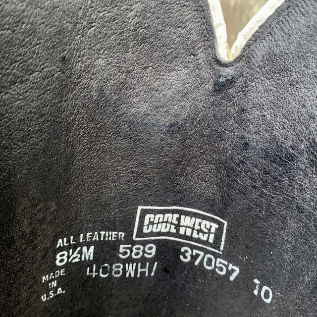 CODE WEST DAN POST Vintage American Flag Stars Stripes Cowgirl Cowboy Western Boots - Botablu