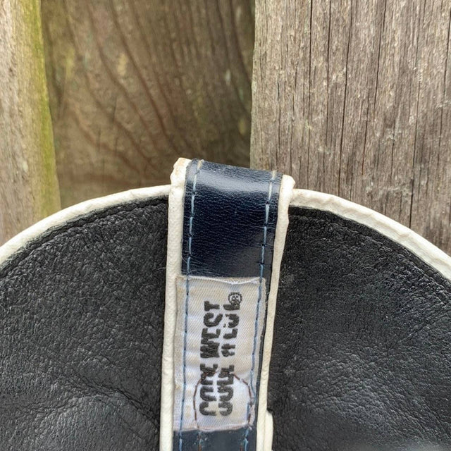 CODE WEST DAN POST Vintage American Flag Stars Stripes Cowgirl Cowboy Western Boots - Botablu