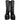 DESTROY Vintage Y2K Platform Chunky Square Toe Tall Black Leather Boots - Botablu