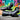 DESTROY Vintage Y2K Platform Chunky Square Toe Tall Black Leather Boots - Botablu