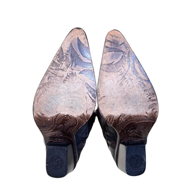 DONALD J PLINER Western Collection Peace Sign Boots - Botablu
