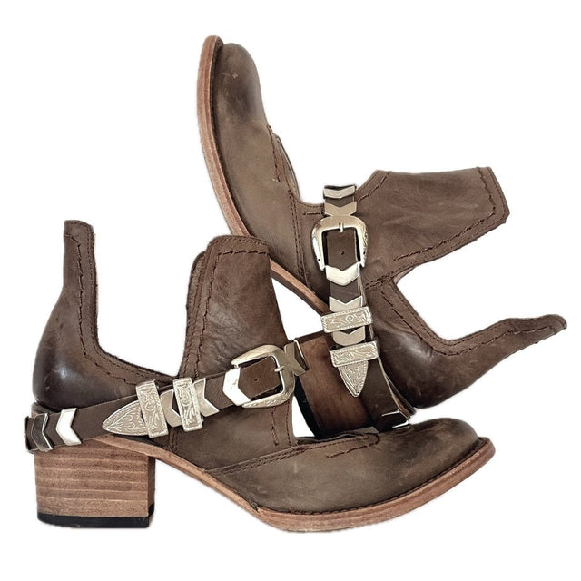 FREEBRID BY STEPHEN Blade Boho Western Pull On Bootie - Botablu