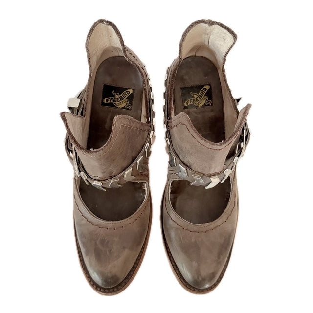 FREEBRID BY STEPHEN Blade Boho Western Pull On Bootie - Botablu