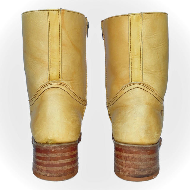 FRYE Banana Campus Zippered Short Ankle Bootie Boots - Botablu