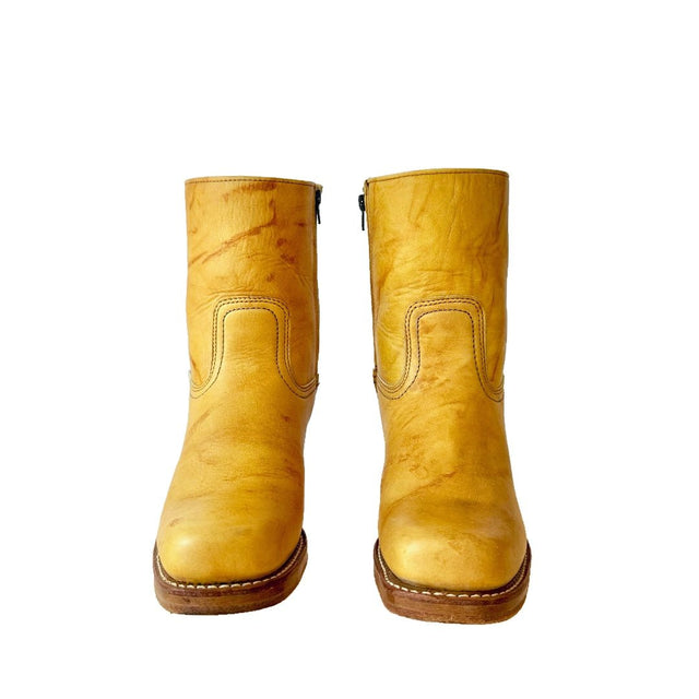 FRYE Campus Banana Short Zip Ankle Boots - Botablu