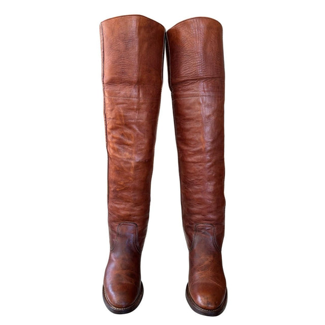 FRYE Campus Over the Knee Boots — True Vintage Black Label - Botablu