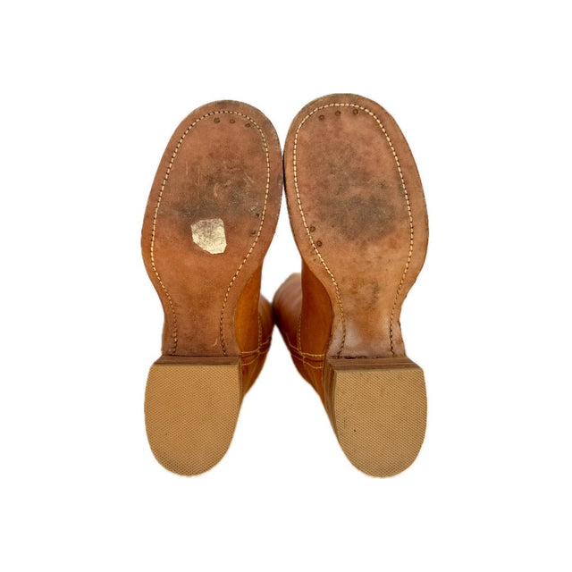 FRYE Campus True Vintage Black Label Stitching Tall Western Boots - Botablu