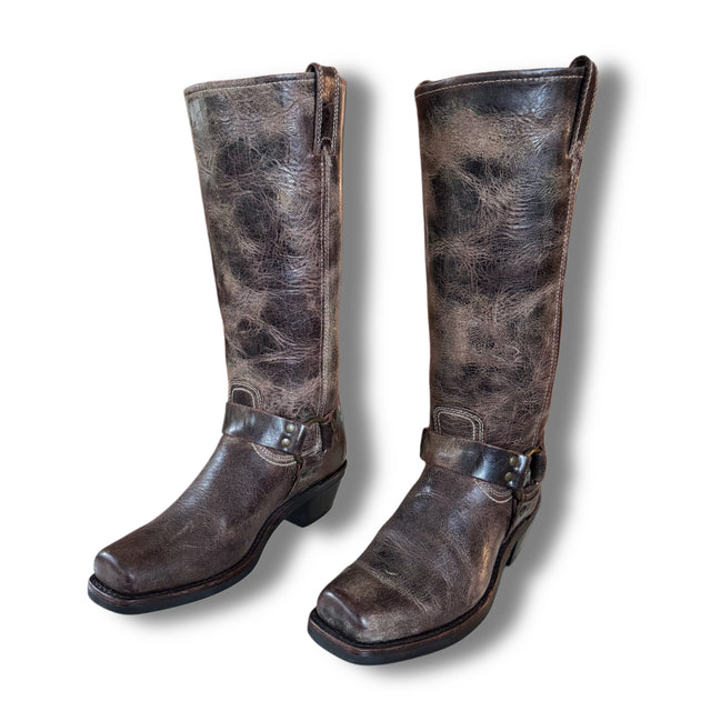 FRYE Harness 15R Knee High Motorcycle Boots - Botablu