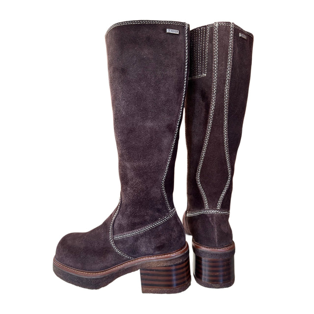 FRYE Rebel Zip Platform Vintage Y2K Tall Boots - Botablu