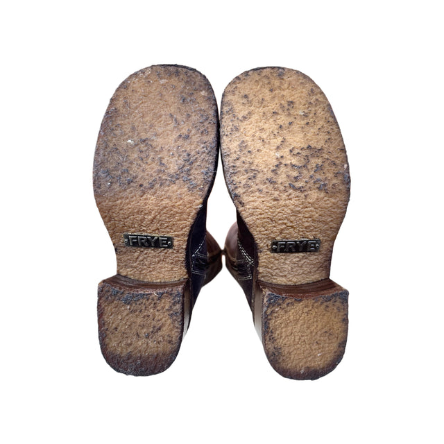 FRYE Rebel Zip Platform Vintage Y2K Tall Boots - Botablu