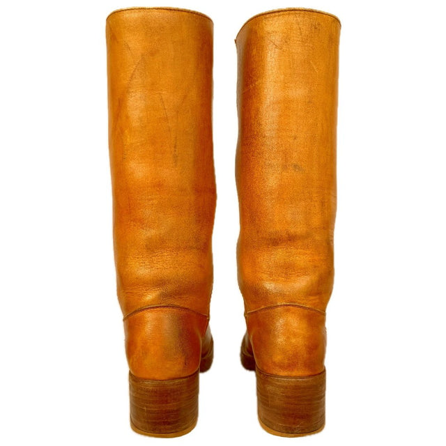 FRYE True Vintage Black Label Campus Sunrise Tall Western Boots - Botablu