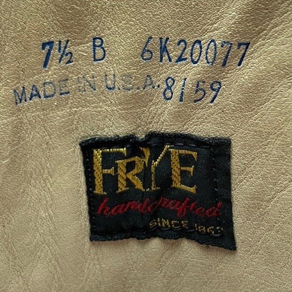 FRYE True Vintage Black Label Campus Tall Square Toe Sunrise Western Boots - Botablu